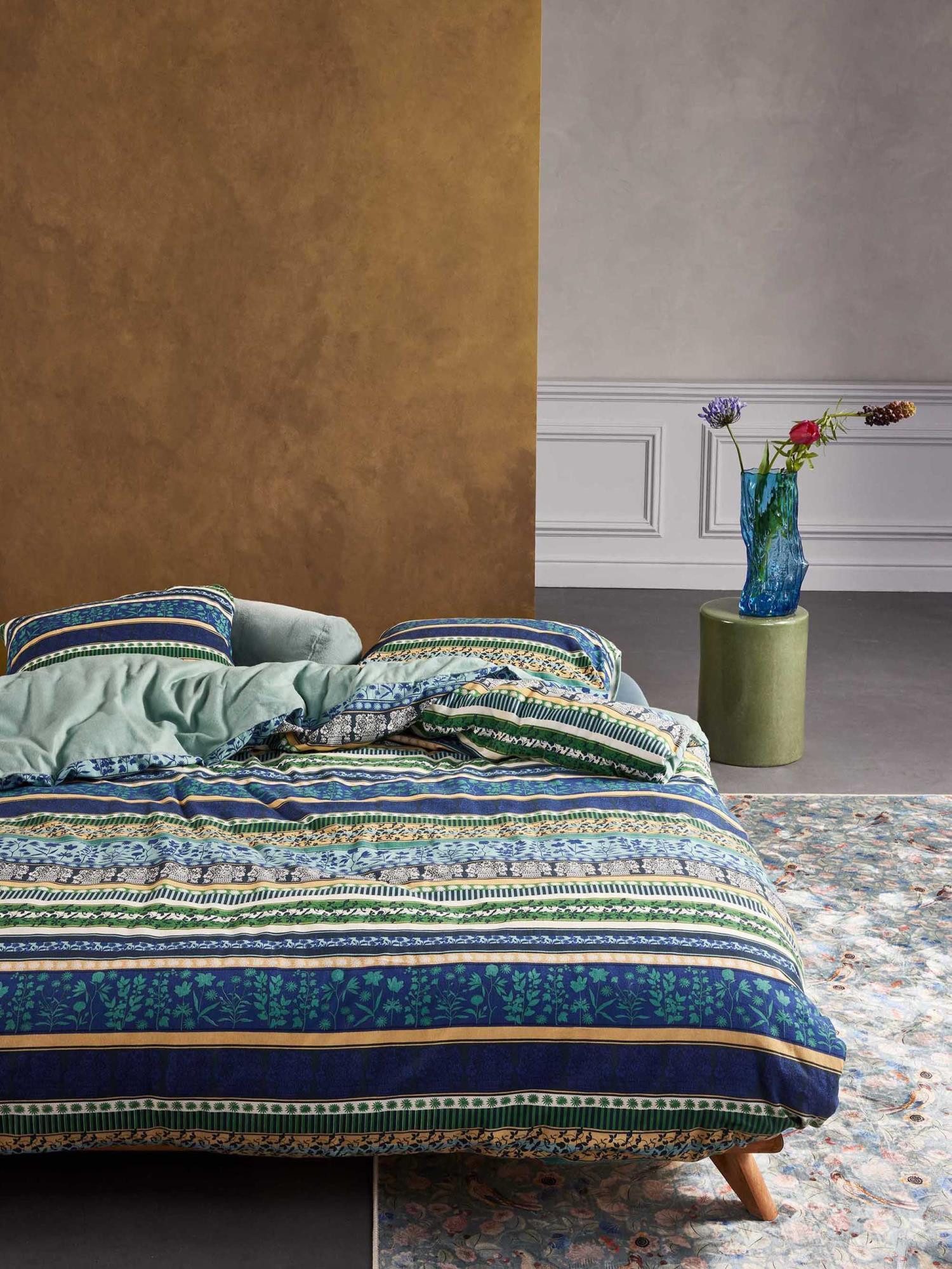 Essenza Bettwäsche Lita, Flanell, 2 teilig, mit floralem Muster günstig online kaufen