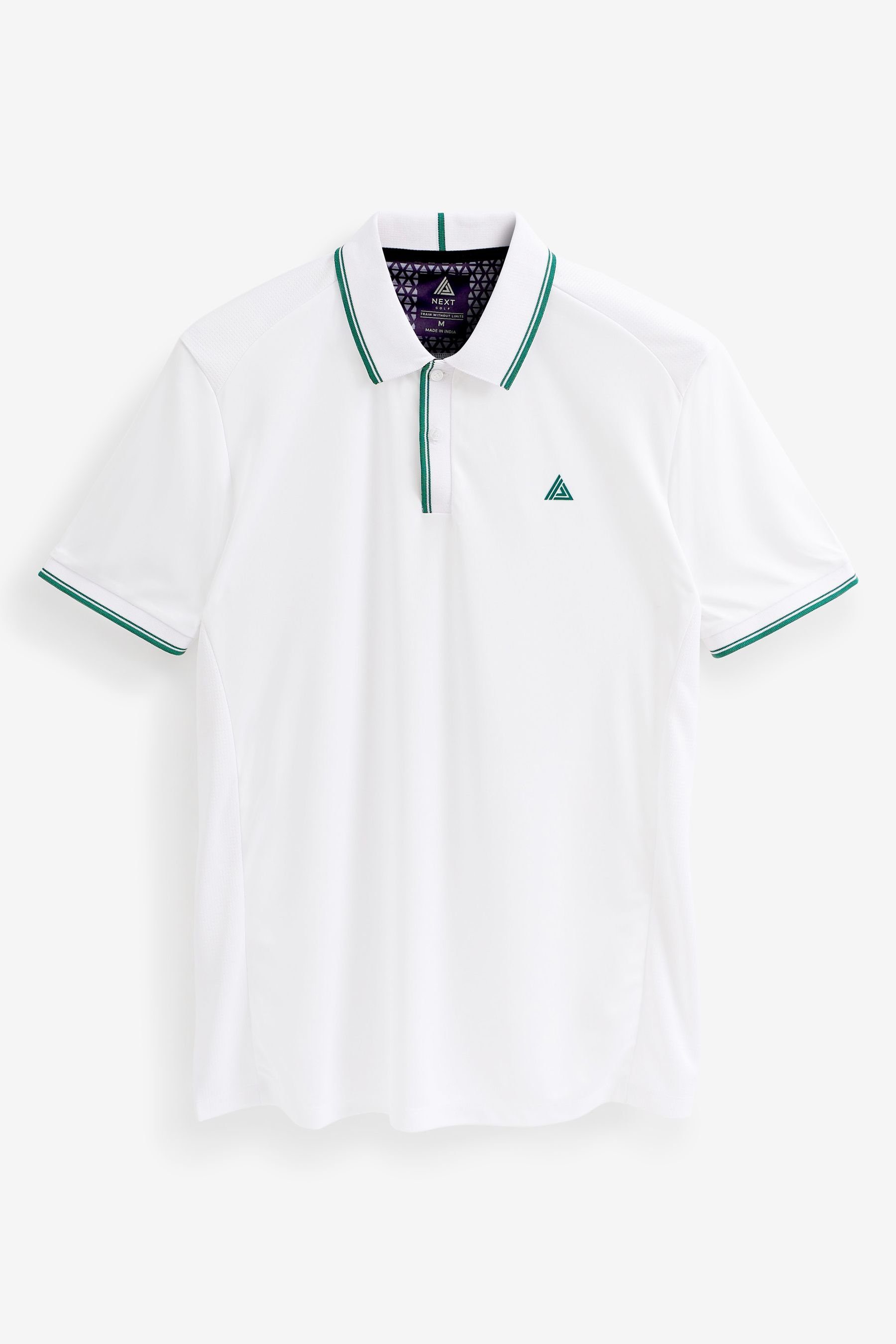 Next Poloshirt Active & Golf Polohemd mit Randstreifen (1-tlg)