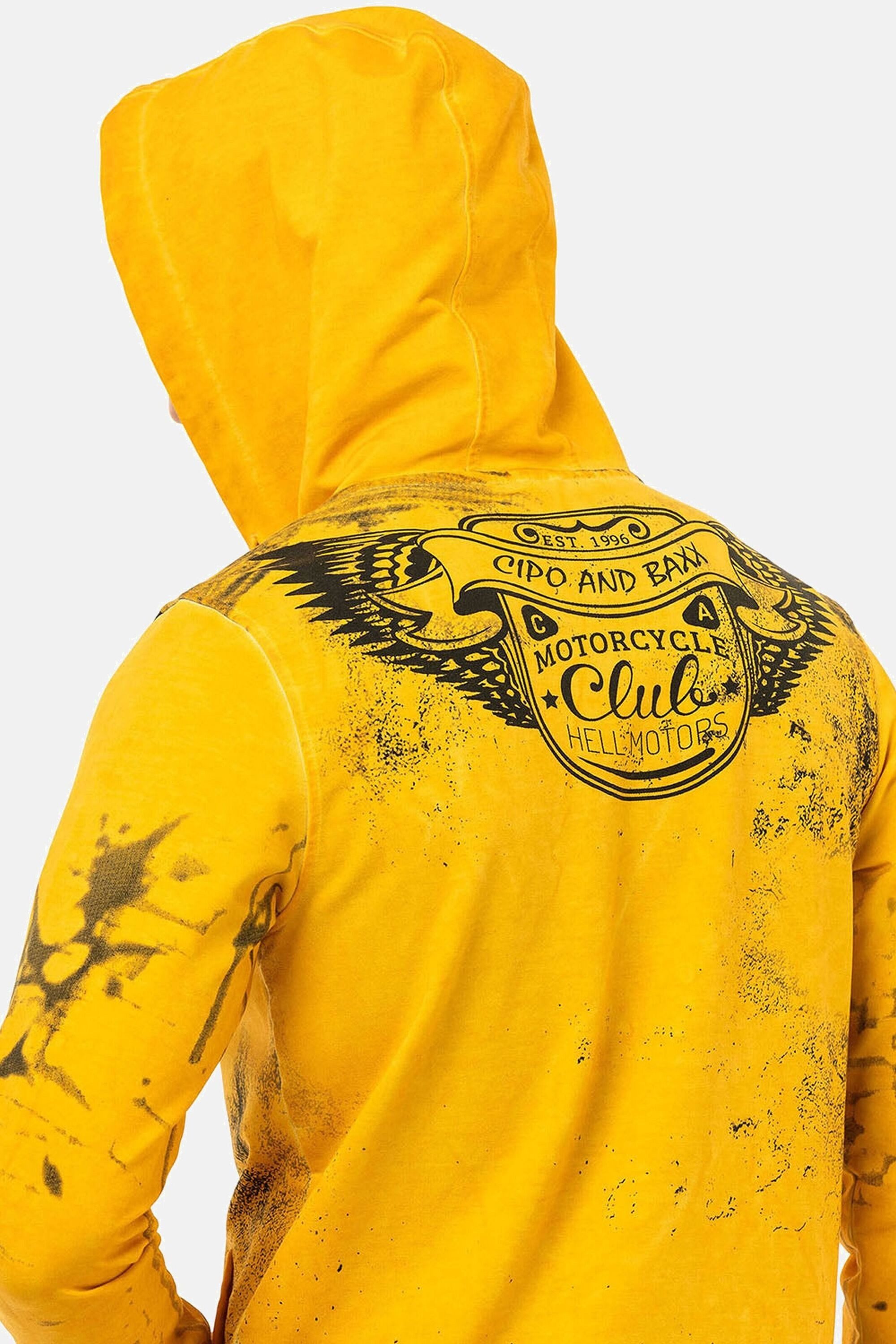 Cipo & Baxx Sweatjacke Jacken (1-tlg) mit Print, CL561 – Bild 5 von 5