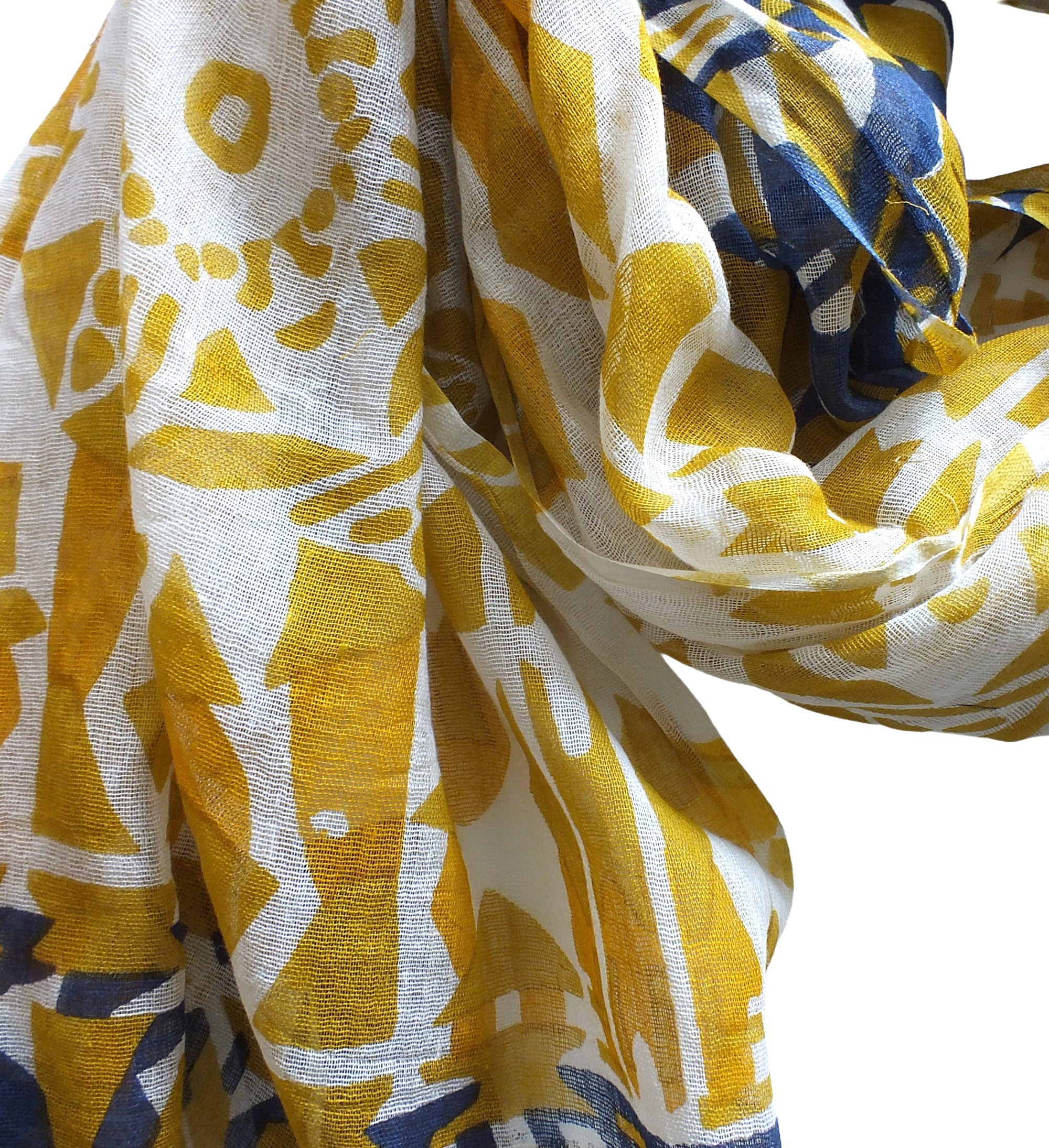Tamaris Schal Tamaris Scarf, (1-St. 1-teilig), Damen Schal Baumwolle Ethno-Design 105x170cm
