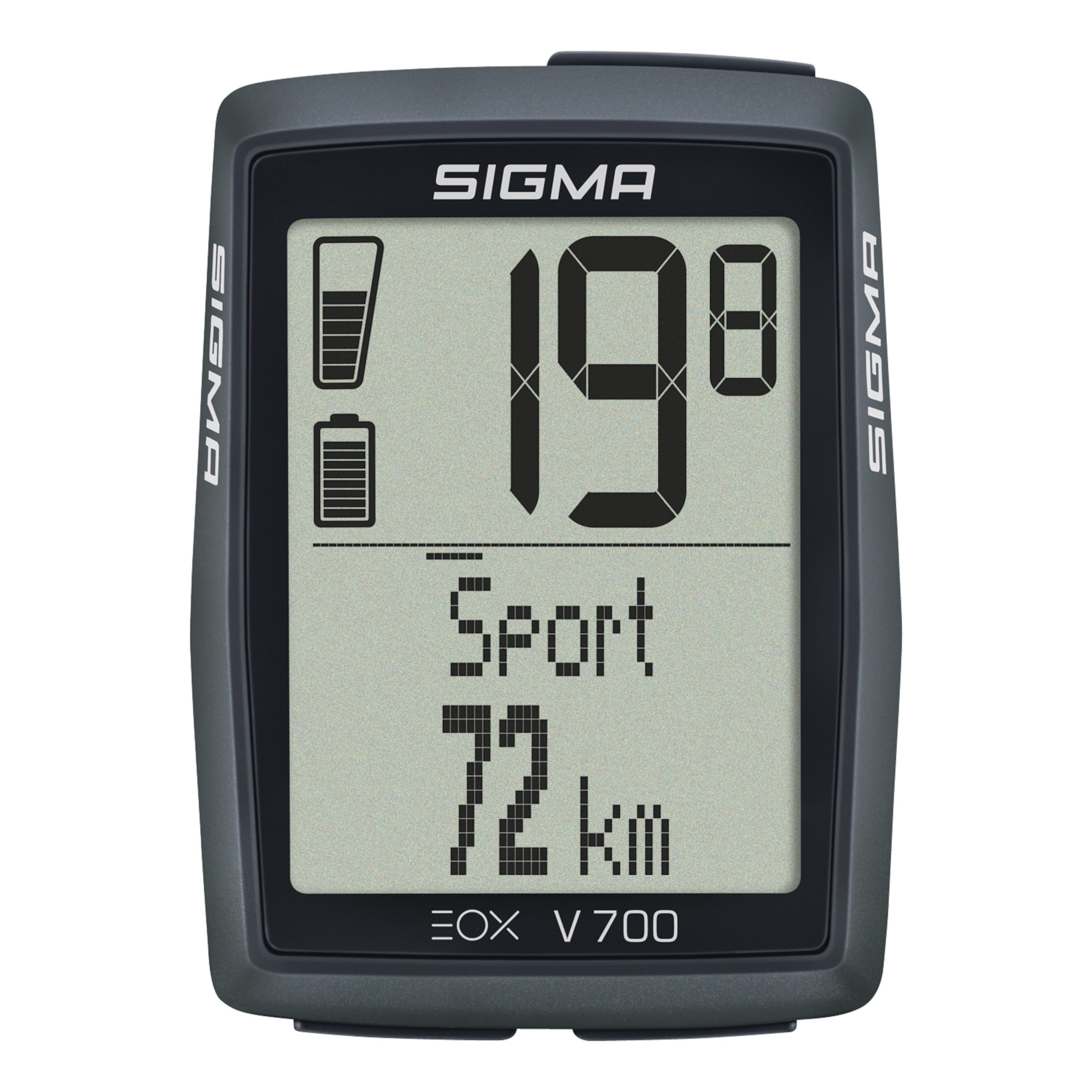 SIGMA Fahrradcomputer EOX View 700 E-Bike Computer Fahrradtacho
