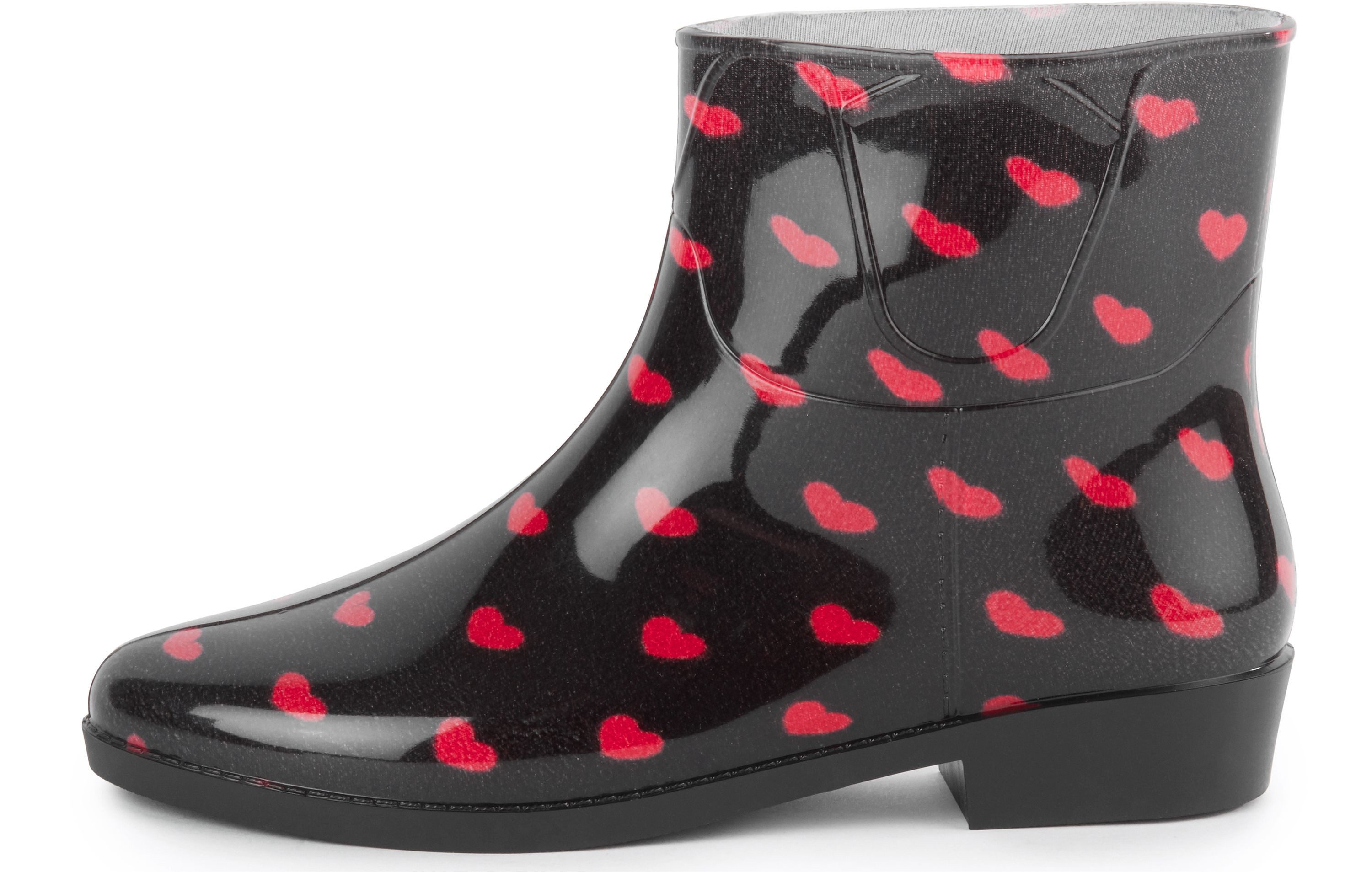 Ladeheid Regenstiefelette Damen LAZT201802 Gummistiefel für Frauen kurz und komfortabel