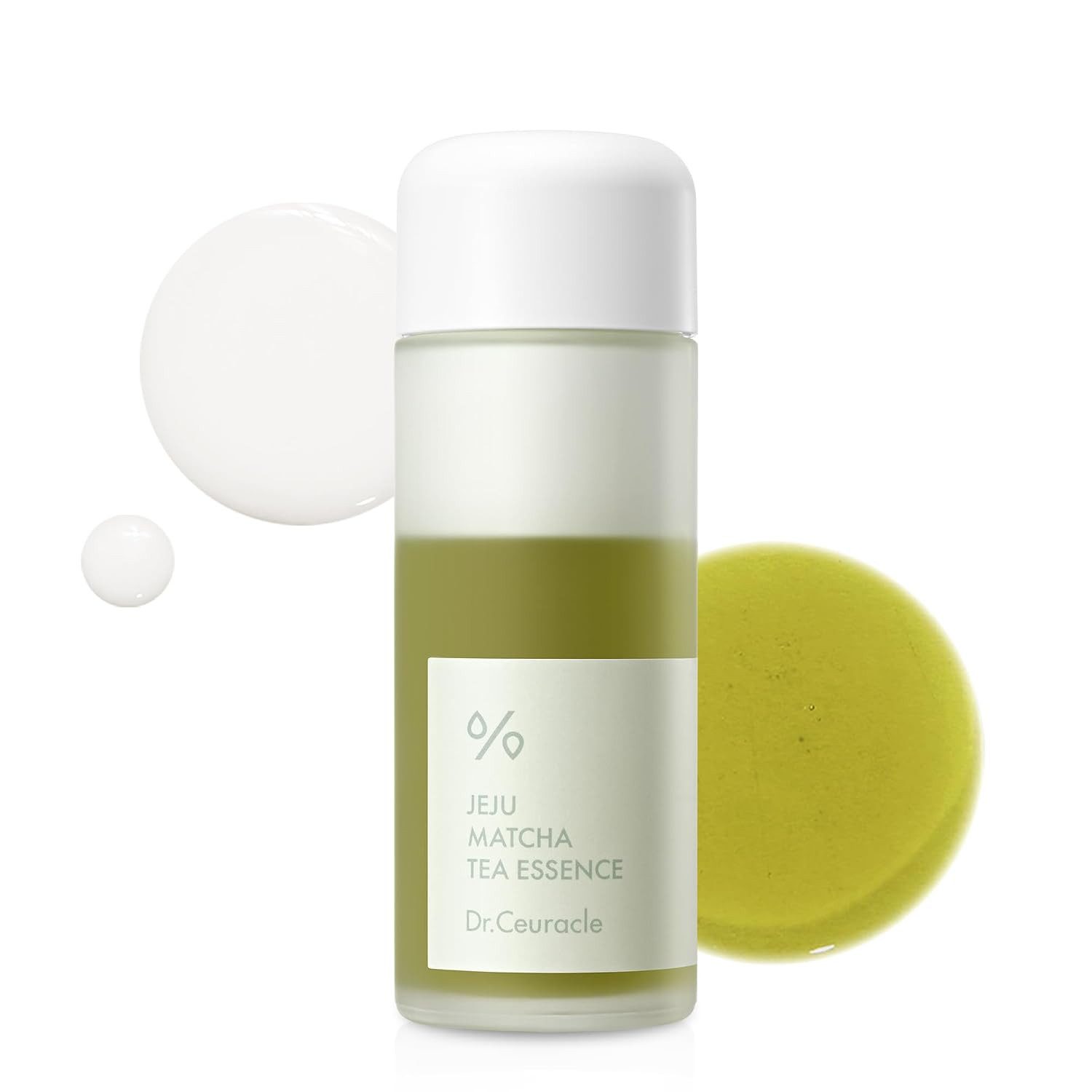 Dr. Ceuracle Gesichtsserum Jeju Matcha Tea Essence 150ml – belebende Feuchtigkeitsessenz, mit Niacinamide, Peptid-Komplex & Ceramiden