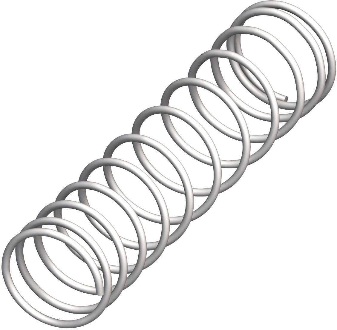 alfer Druckfeder alfer Druckfeder M8,Maß B: 11.5 mm Stahl roh natur