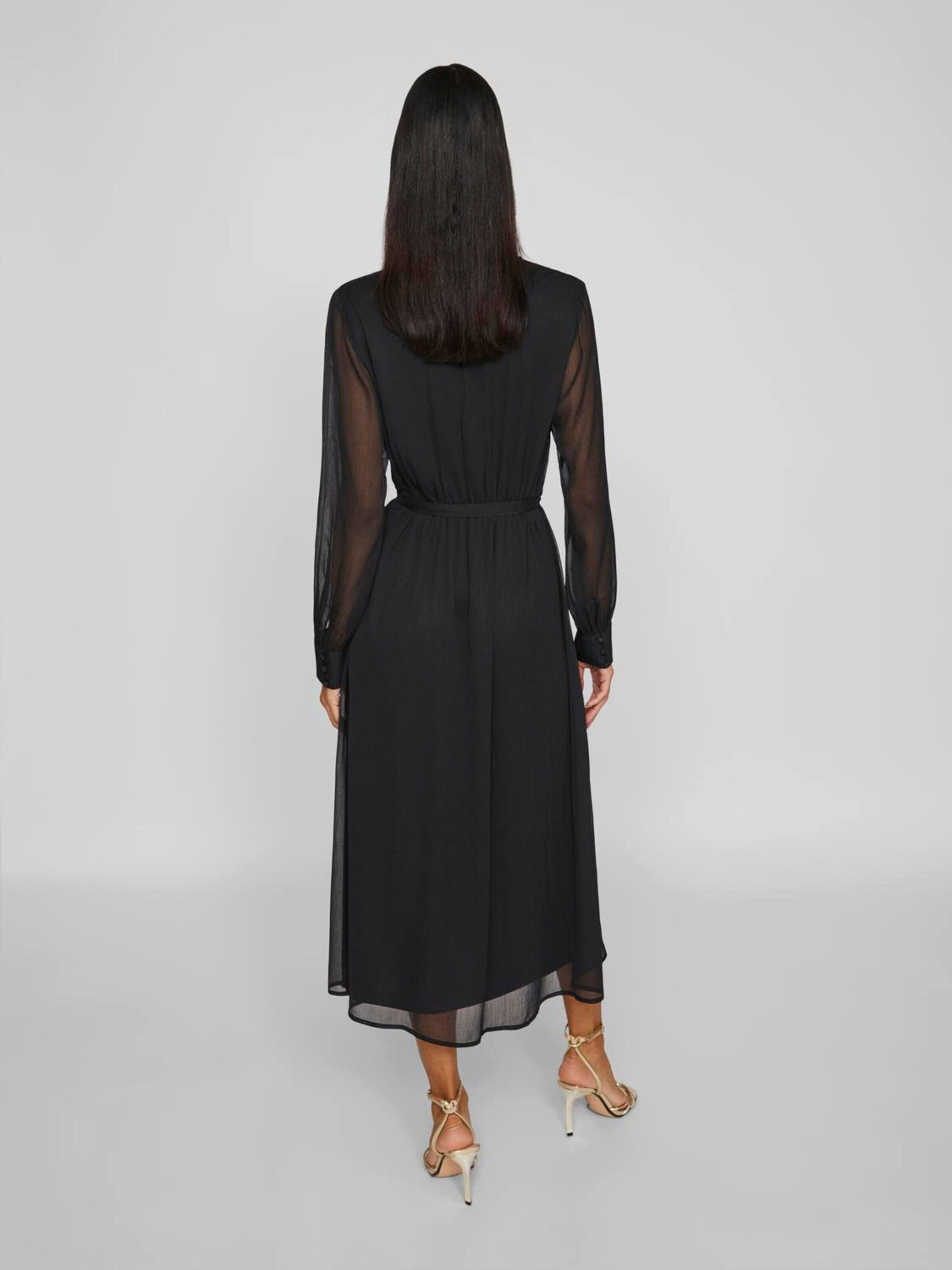 Vila Wickelkleid VIFalia (1-tlg) Drapiert/gerafft