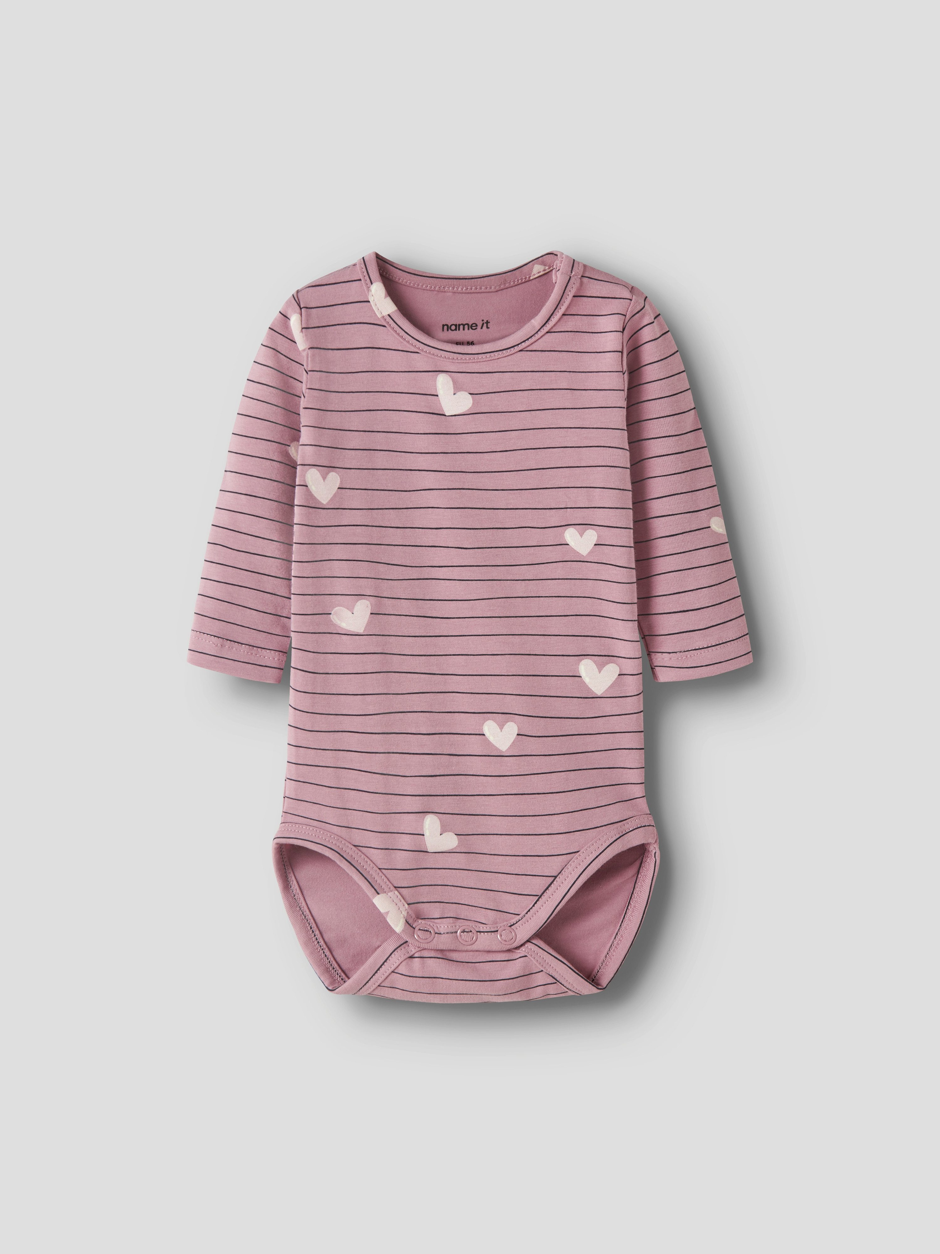 Name It Langarmbody NBFVANDORA 2P LS BODY BOX (Packung, 2-tlg) Baumwollmischung, Allover bedruckt