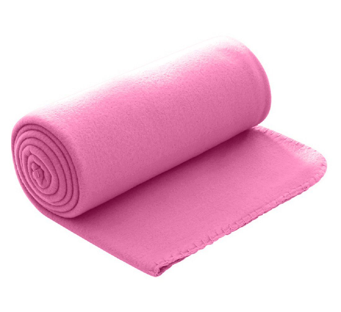 Wohndecke Polar-Fleece, wometo, OEKO-TEX®, 2 Fleecedecken günstig online kaufen