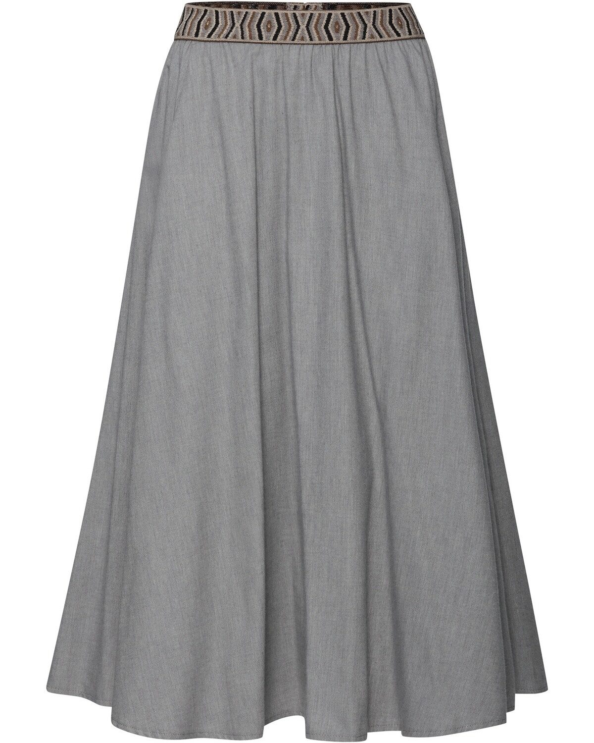 Berwin Trachtenrock Midirock mit Borte