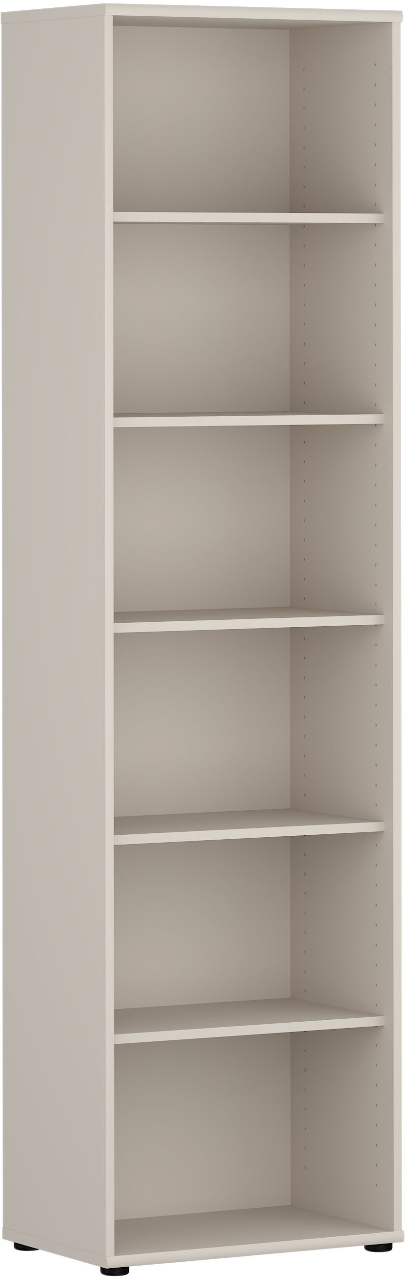 FORTE Regal Tempra, Mehrzweckregal schmal, Höhe 197,5 cm, 5 Ablageböden, Höhe ca. 197,5 cm