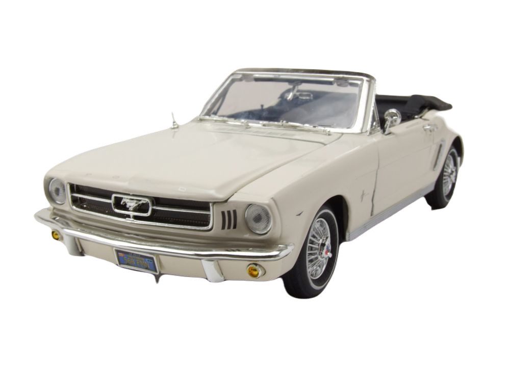 Modellauto Ford Mustang Cabrio 1964 1/2 weiß
