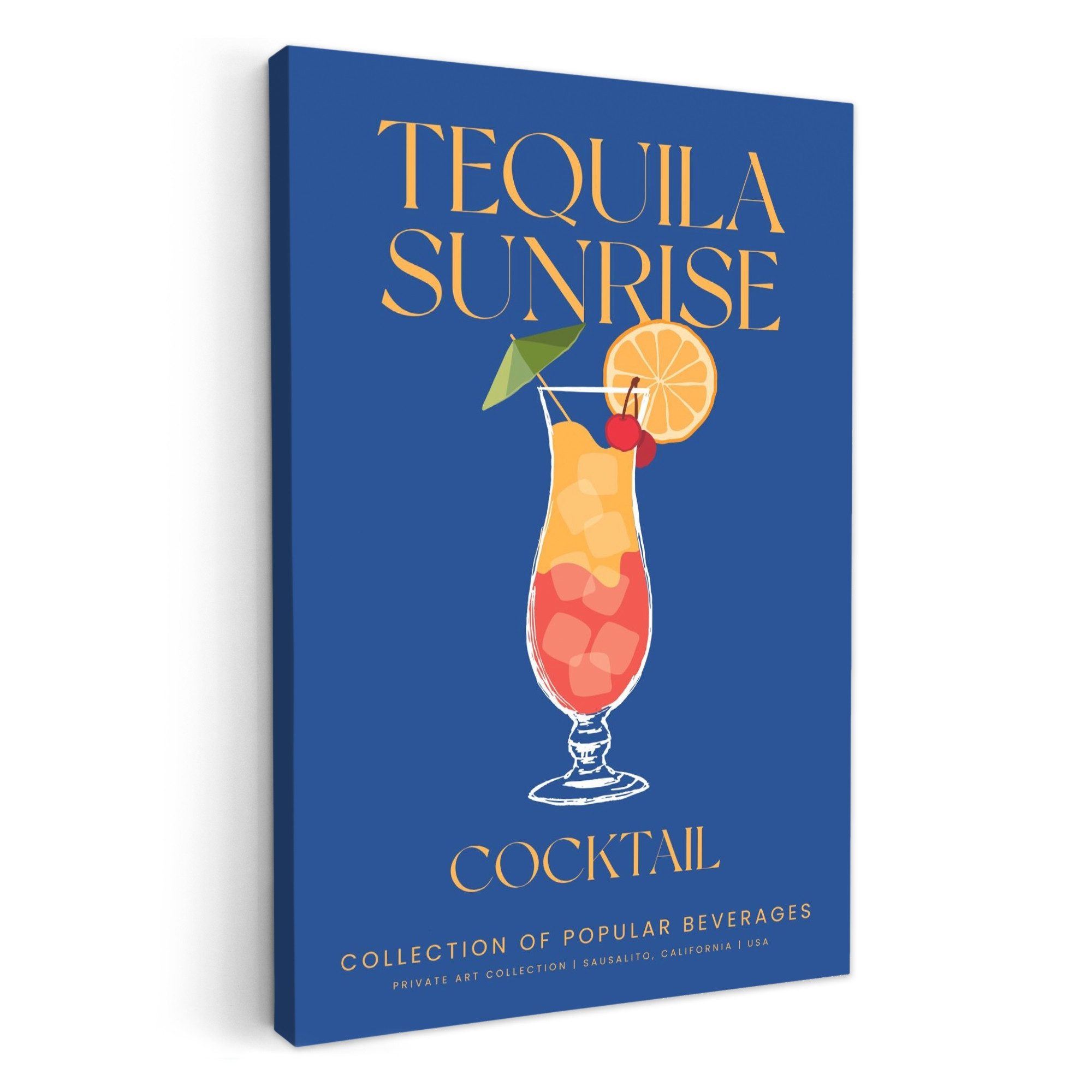 OneMillionCanvasses® Leinwandbild Cocktail - Tequila sunrise günstig online kaufen