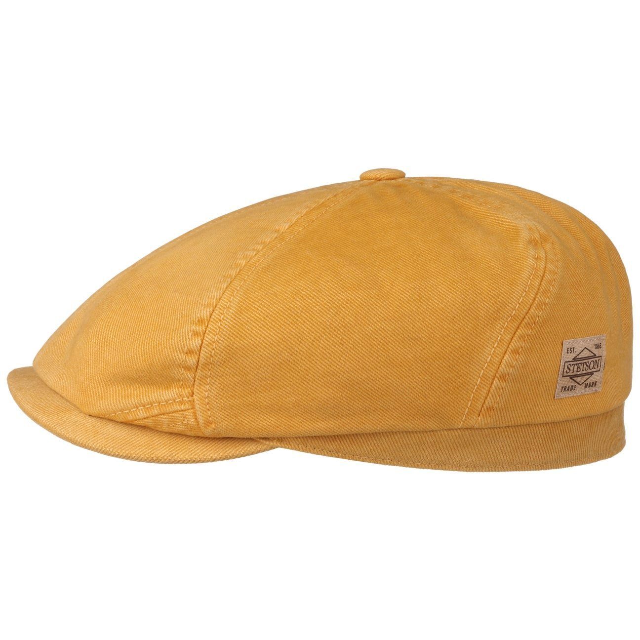 Schirmmütze mit Cap gelb Schirm Flat (1-St) Stetson