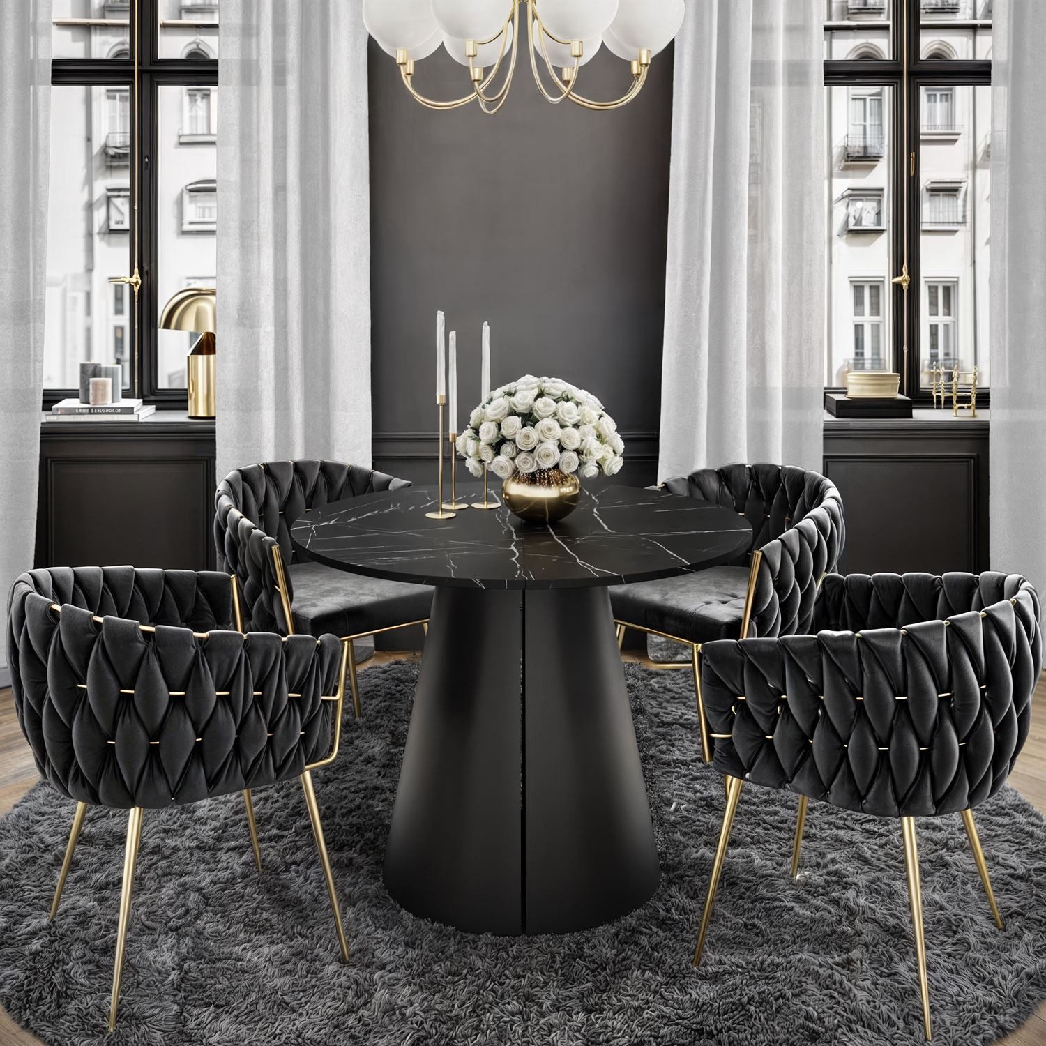 Lookway Esstisch LAVA Runder ausziehbarer Tisch günstig online kaufen