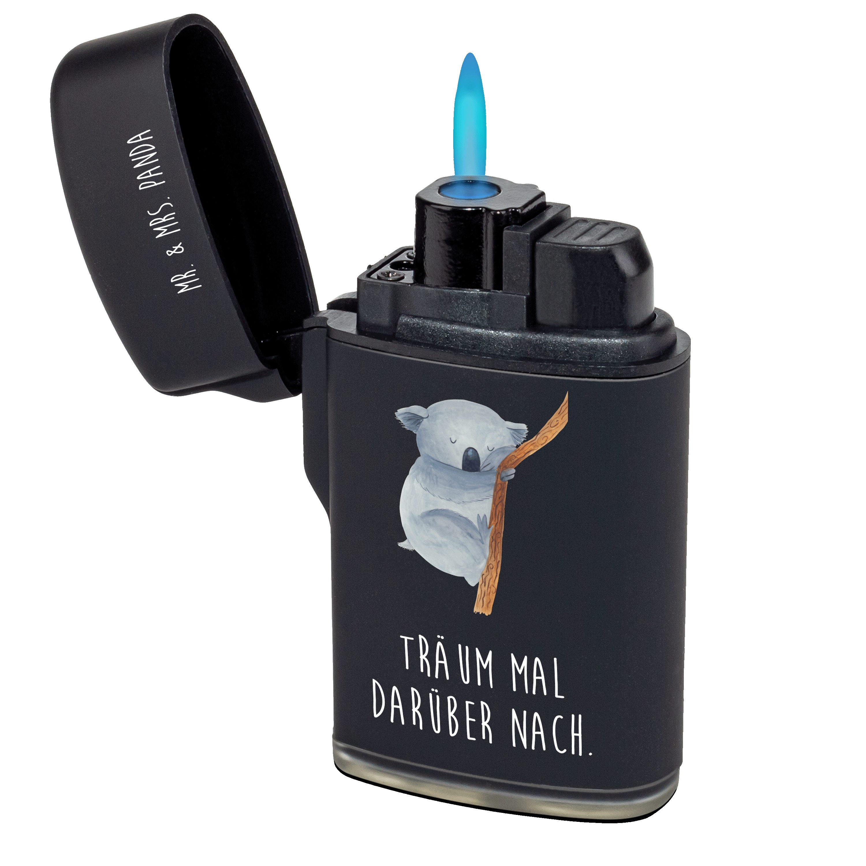 Mr. & Mrs. Panda Feuerzeug Koalabär Schwarz Geschenk, Tiermotive