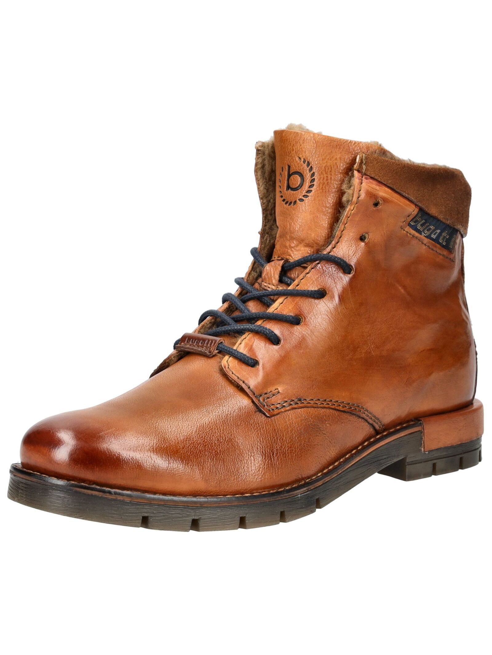 bugatti bugatti Stiefelette Leder Schnürstiefelette günstig online kaufen