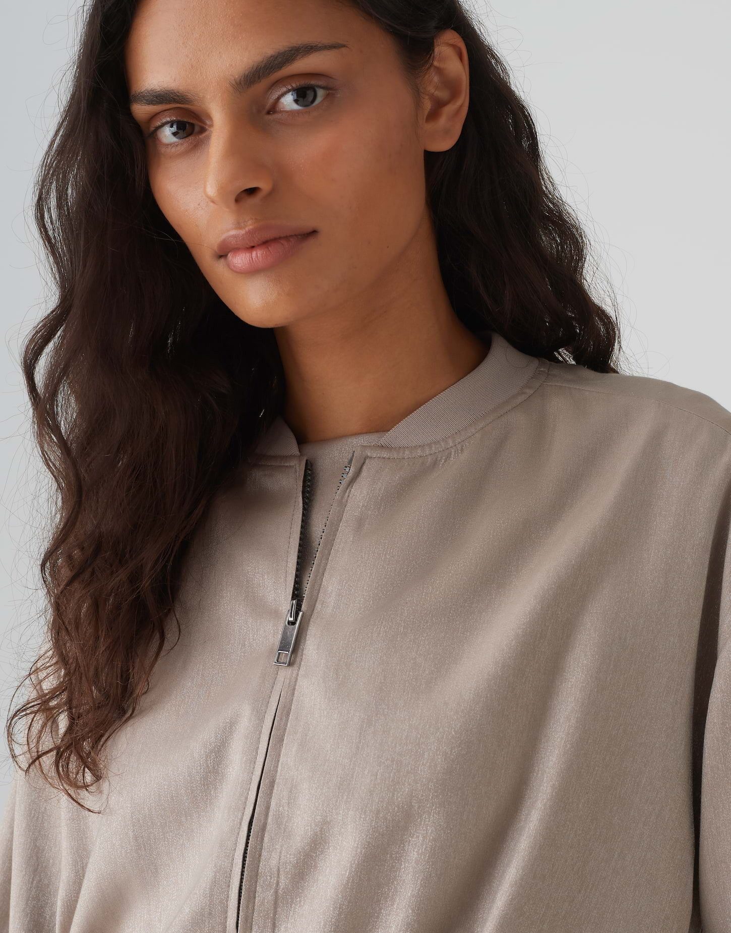 OPUS Jackenblazer Blouson JALETTA Regular aus Viskose Mix