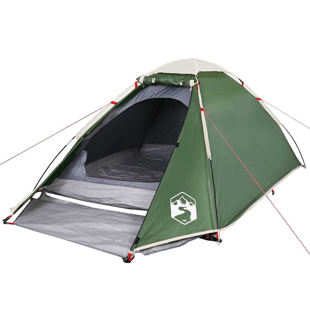 vidaXL Kuppelzelt Kuppel-Campingzelt 2 Personen Grün günstig online kaufen