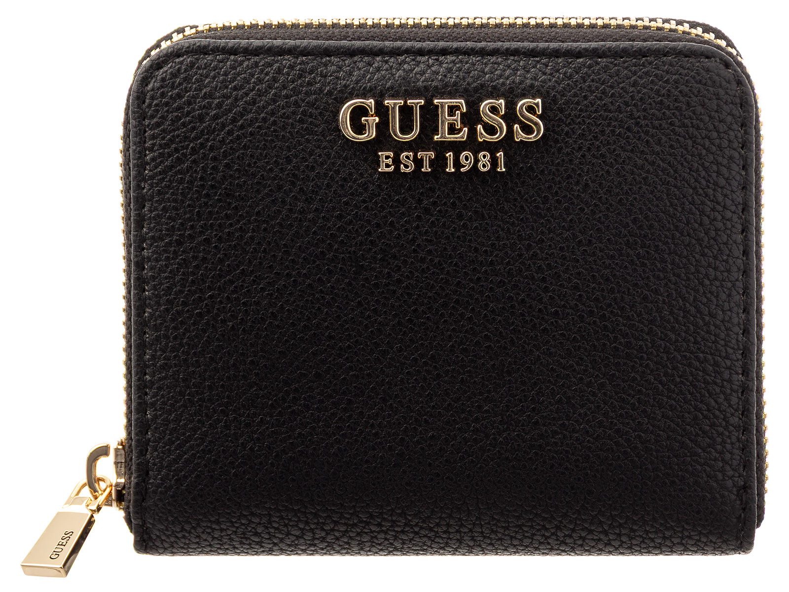 Guess Geldbörse SWBG7459137 LAUREL II SLG SMALL ZIP AROUND Woman (Stück, 1-tlg., 1), Logoschriftzug