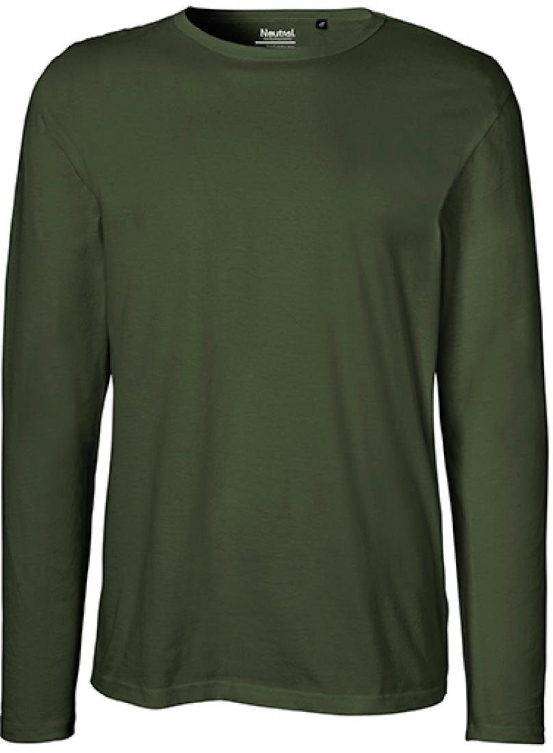Neutral Langarmshirt Herren Long Sleeve T-Shirt / 100% Fairtrade-Baumwolle | Rundhalsshirts