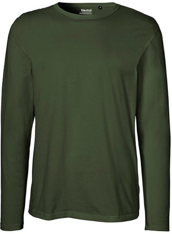Neutral Langarmshirt Herren Long Sleeve T-Shirt / 100% Fairtrade-Baumwolle