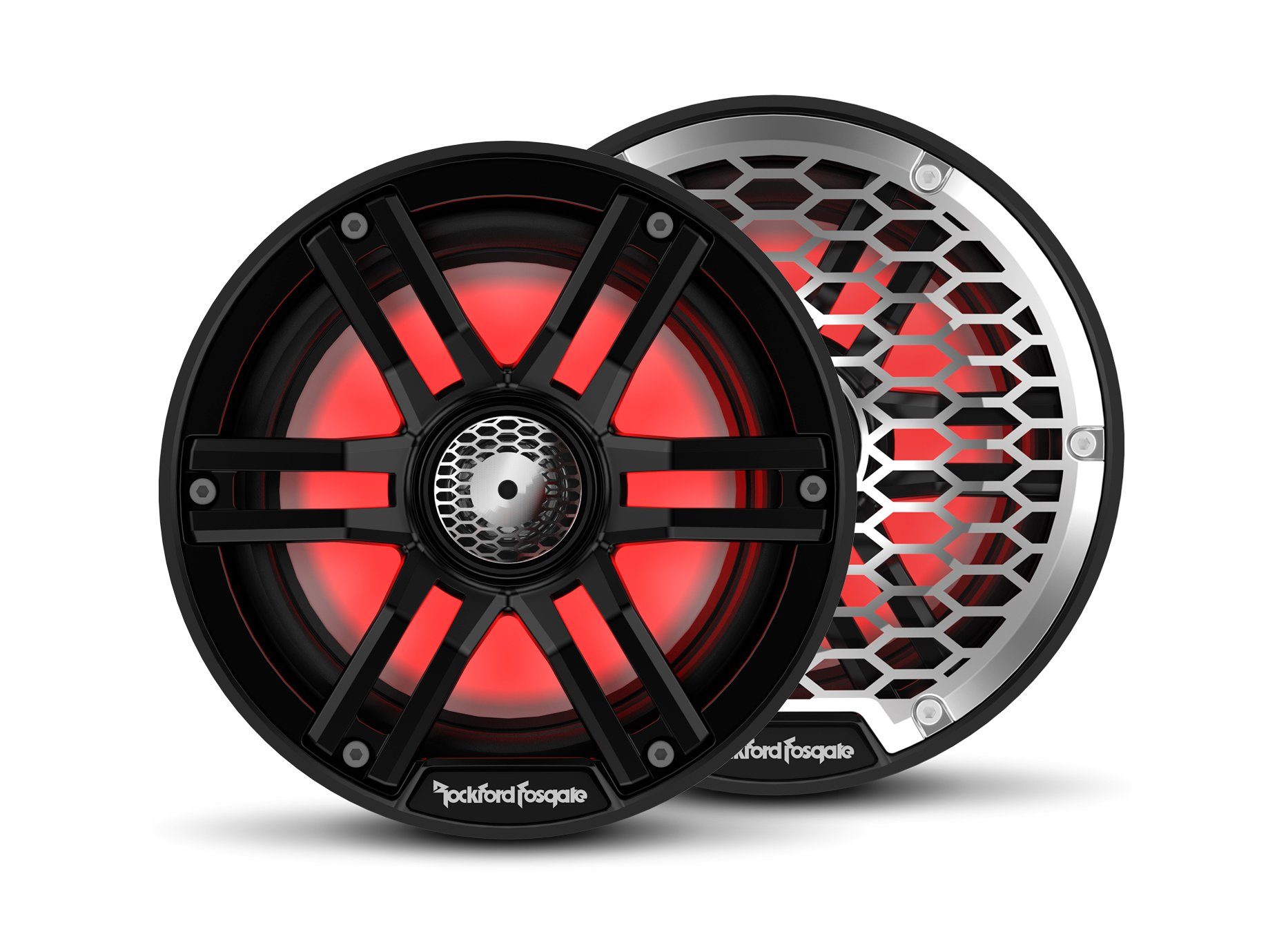 Fosgate Auto-Lautsprecher Koax Optix Schwarz 16,5cm Color Rockford Marinelautsprecher