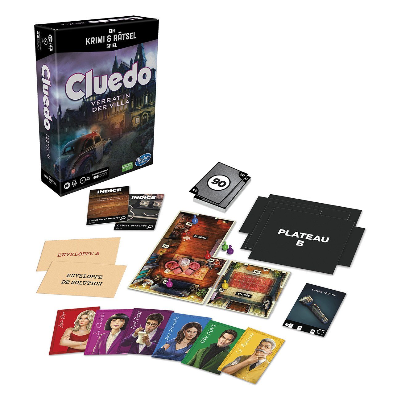 Hasbro Spiel Клуедо Verrat in der Villa