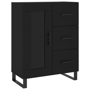 vidaXL Kleiderschrank Regal Highboard Schrank Hochschrank Schwarz 69,5x34x180 cm Holzwerksto