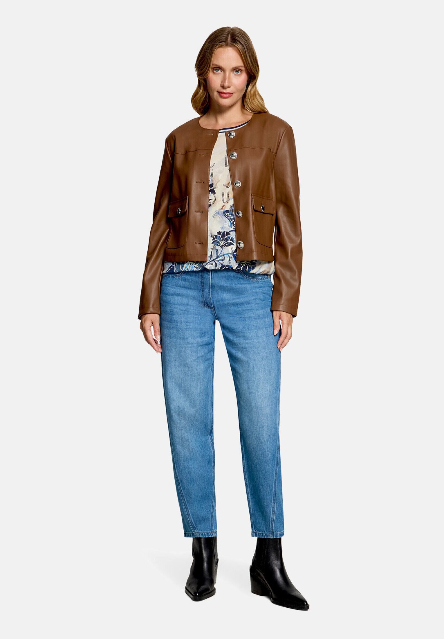 Betty Barclay 3/4-Arm-Shirt Damen mit Tunnelzug (1-tlg)