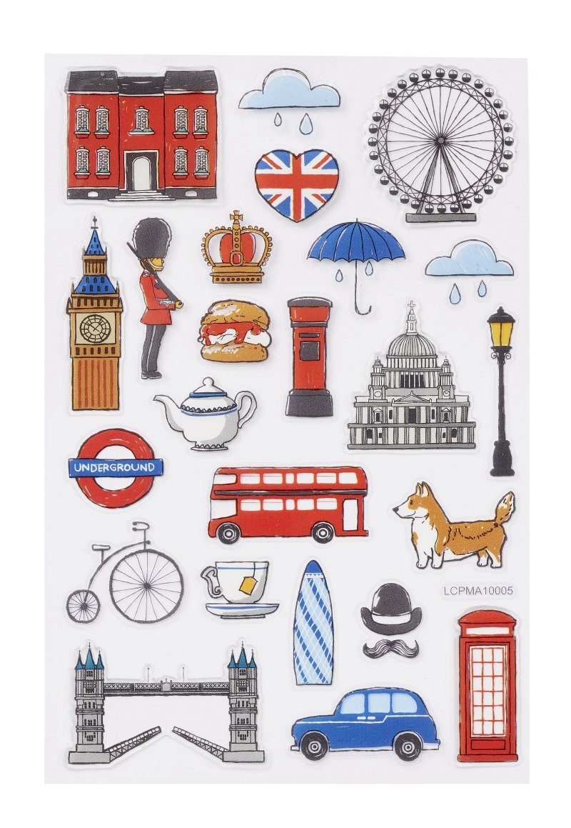 itenga Aufkleber Hobbyfun GLOSSY-Sticker England