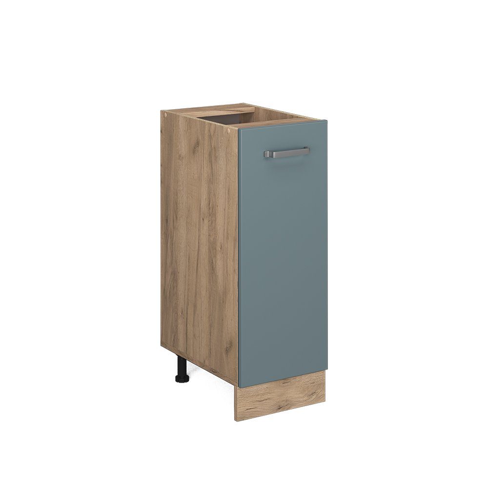 Vicco Apothekerschrank R-Line, Blau-Grau/Goldkraft Eiche, 30 günstig online kaufen