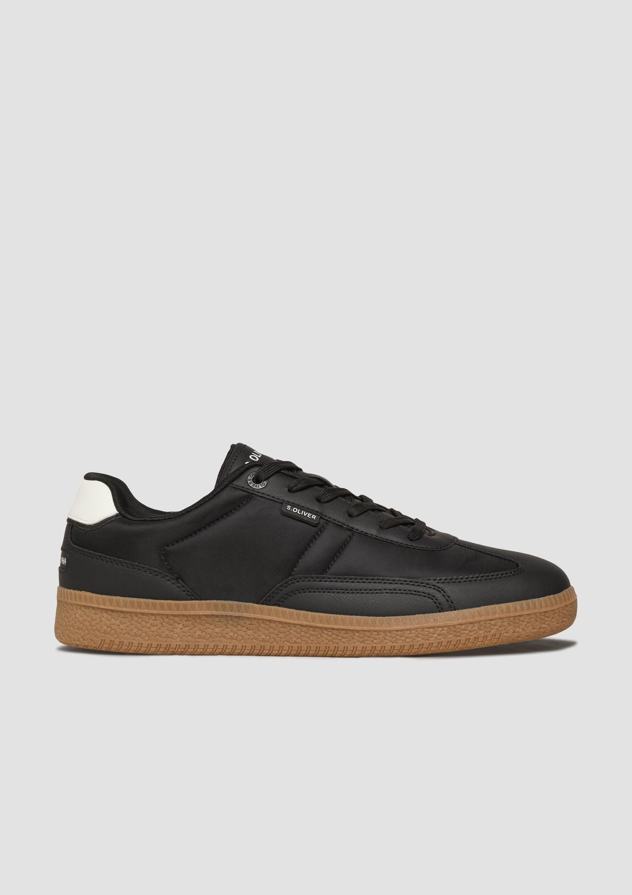 s.Oliver Sneakers Sneaker Schnür-Sneaker in Leder-Optik