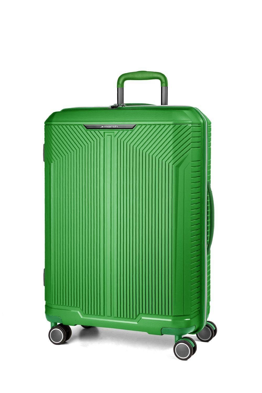 march Handgepäckkoffer March Fjord S Appelgreen Metal Чемоданы