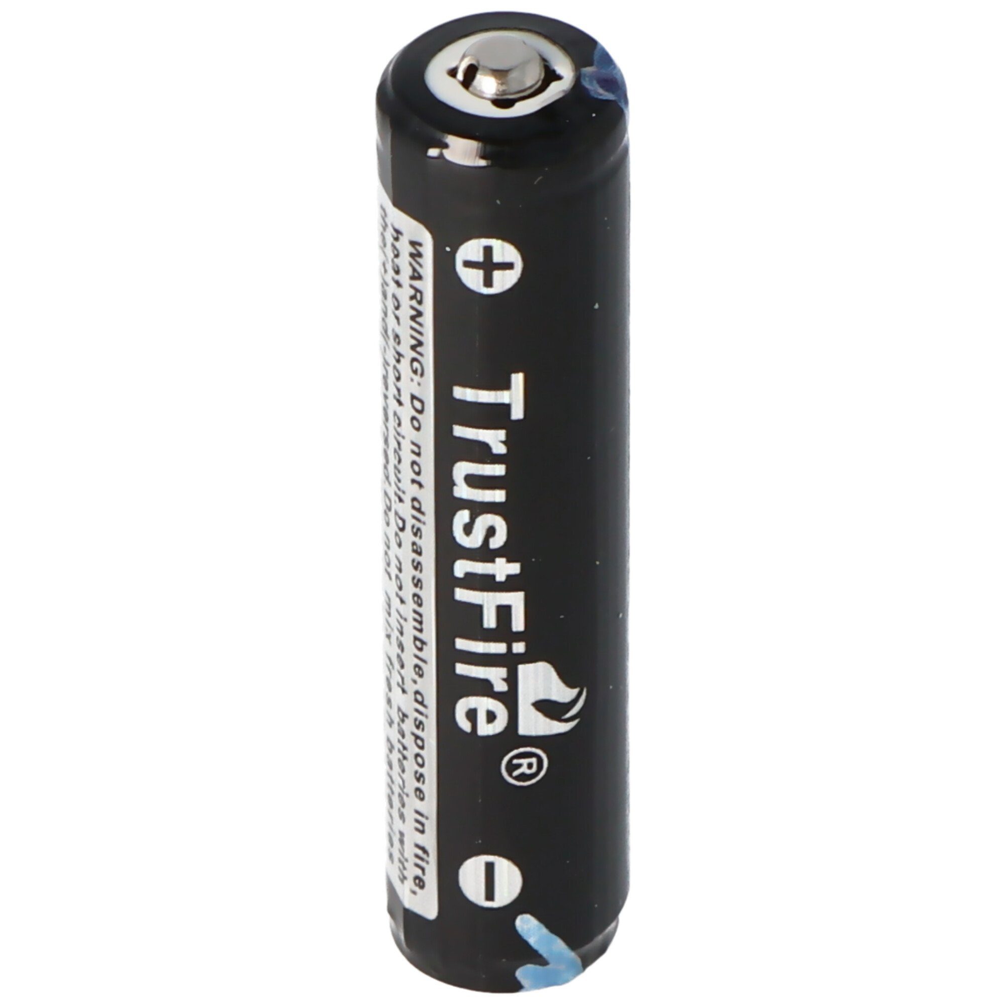 Trustfire Trustfire 10440 300mAh 3,6V - 3,7V geschützte Li-Ion-Zelle Flame, mit Akku 300 mAh (3,6 V)