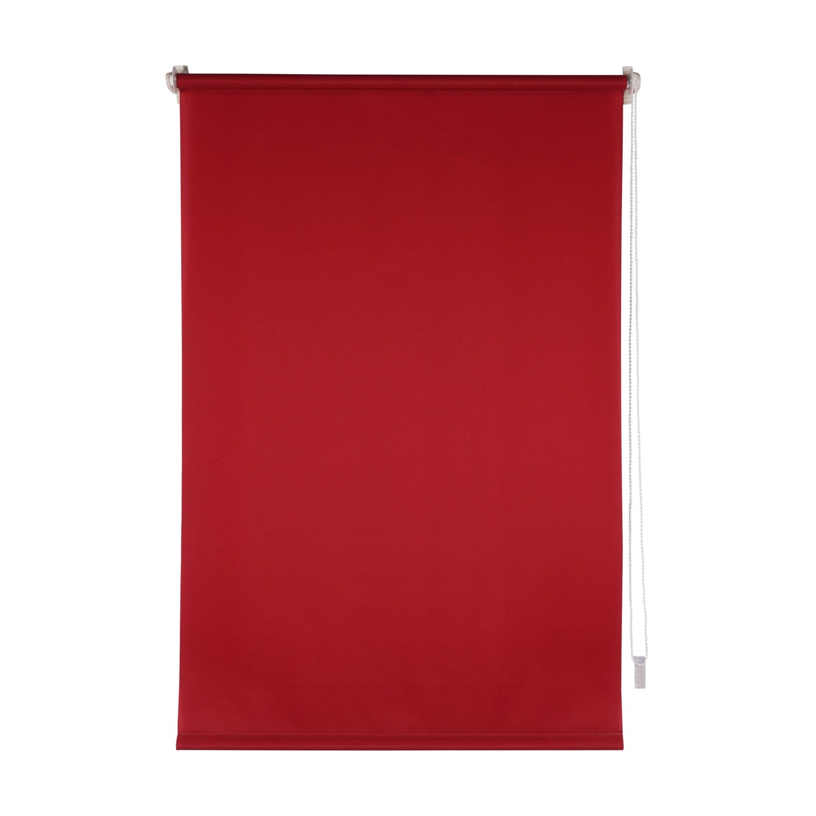 Doppelrollo Tageslichtrollo 80 x 150 Rot Marisol, HTI-Living, ohne Bohren, Klemmfix, Klemmfix, Festmaß freihängend ohne Bohren Klemmfix