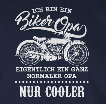 Shirtracer T-Shirt Ich bin ein Biker Opa Motorrad Opi Opa Geschenke