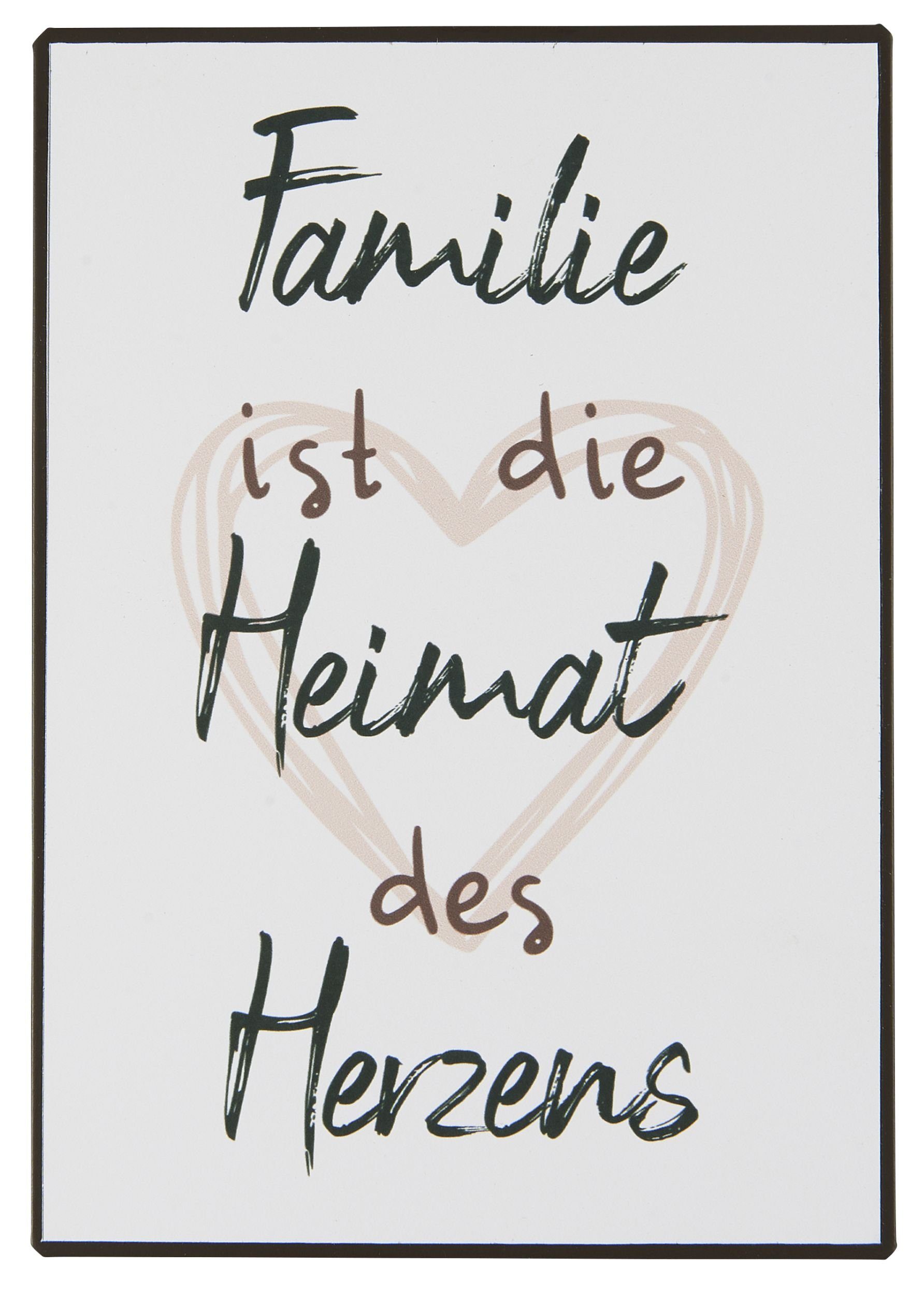 Ib Laursen Metallschild Ib Laursen Schild Blechschild Metallschild "Familie günstig online kaufen