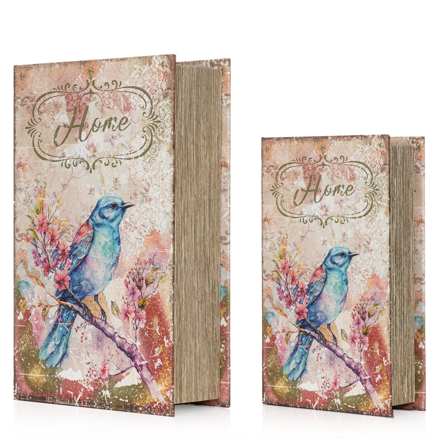 Moritz Etui Buchhüllen Set Home 2-teilig mit Vogelmotiv