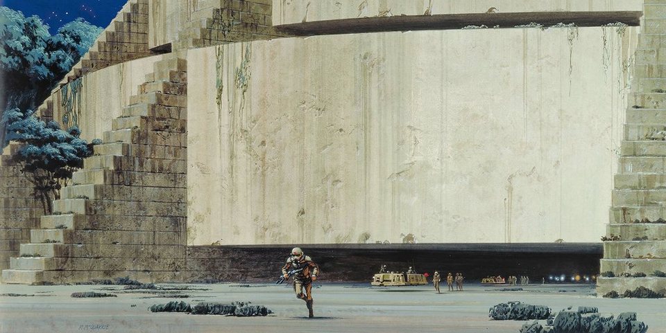 Komar Vliestapete Star Wars Classic RMQ Yavin Temple, 500x250 cm (Breite x  Höhe)