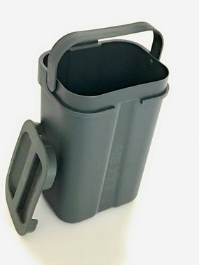 Müllex Einbaumülleimer MÜLLEX Abfallsammler Flexx Bio mit Deckel, schwarz, 4 Ltr.