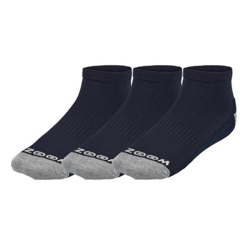 ZOOM Sportsocken ZOOM Golf Socken 3er Pack Navy/Grau Damen EU 35-42
