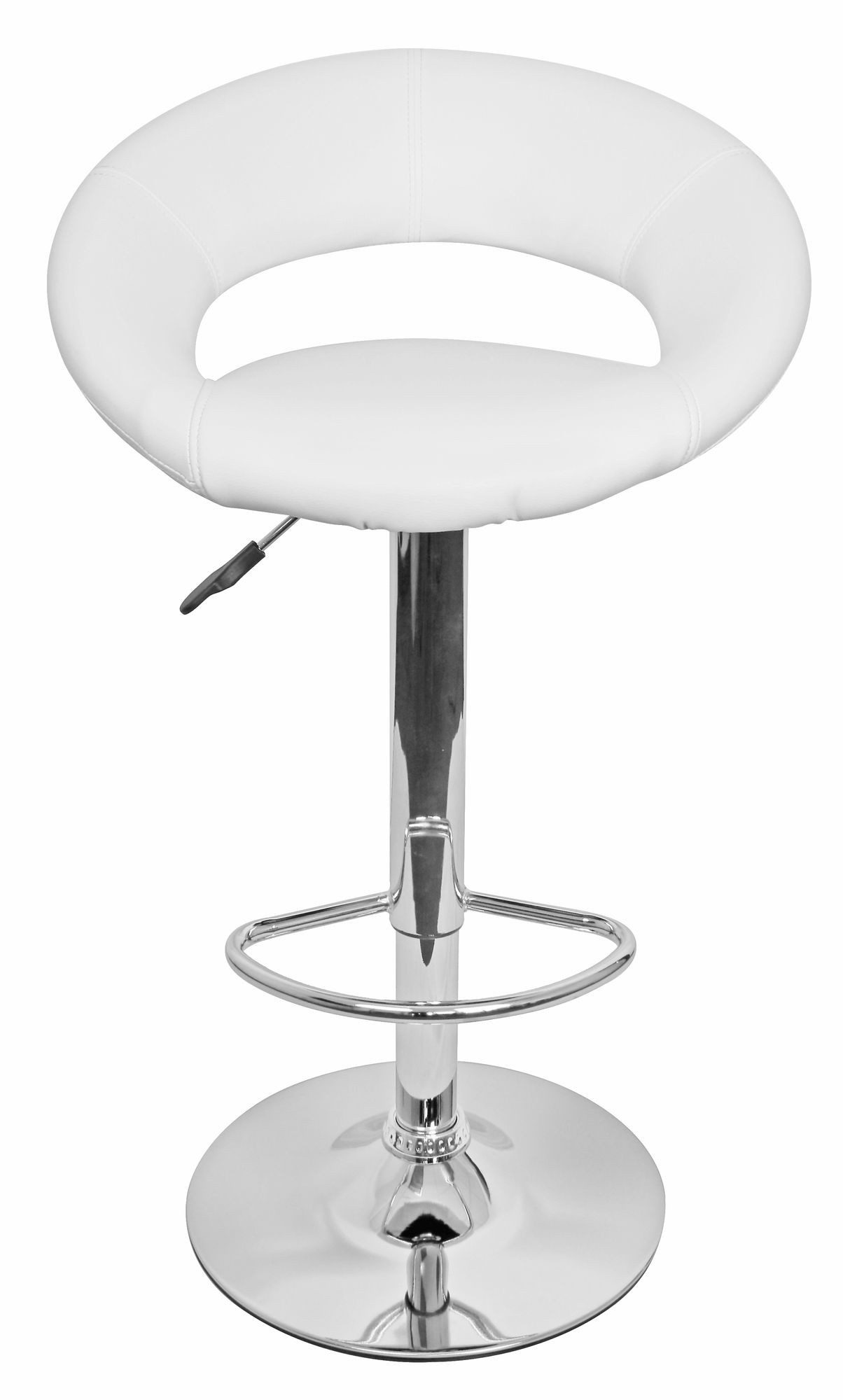 FINEBUY Barhocker SuVa5093_1 (Tresenhocker Kunstleder Weiß günstig online kaufen