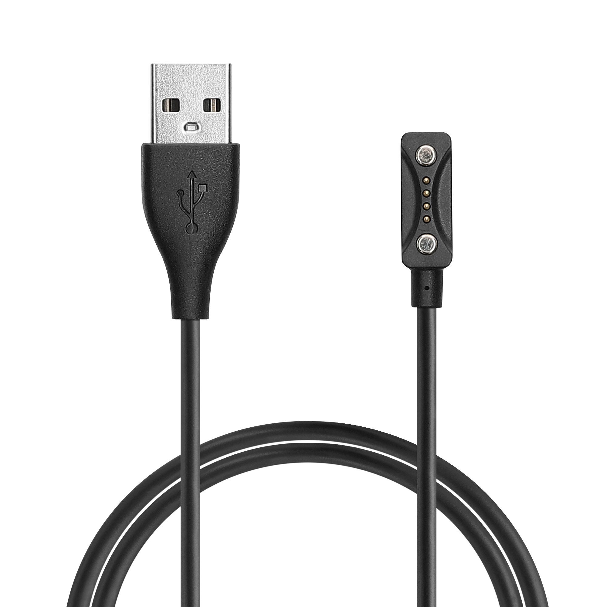 kwmobile Smartwatch Ladekabel für Polar Ignite 3 / Pacer / Pacer Pro / Vantage Smartphone-Ladegerät (1-tlg., USB Ladekabel für Smartwatch Aufladekabel - Fitnesstracker Ersatzkabel)