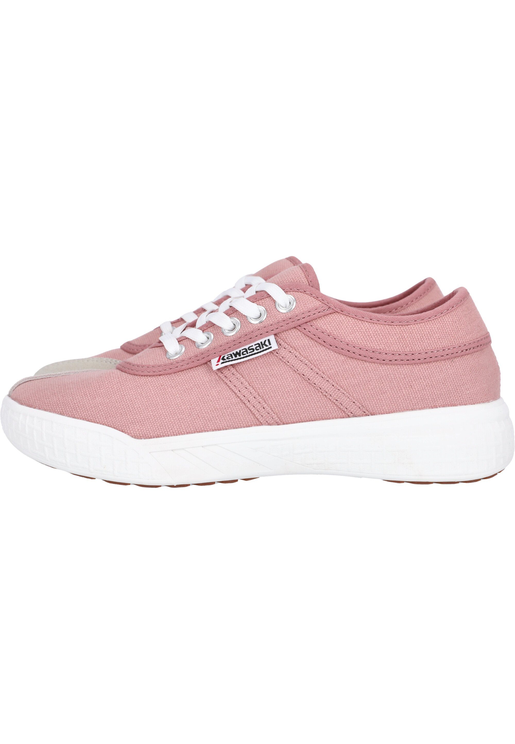 Leap mit Baumwoll-Anteil hohem rosa Sneaker Kawasaki