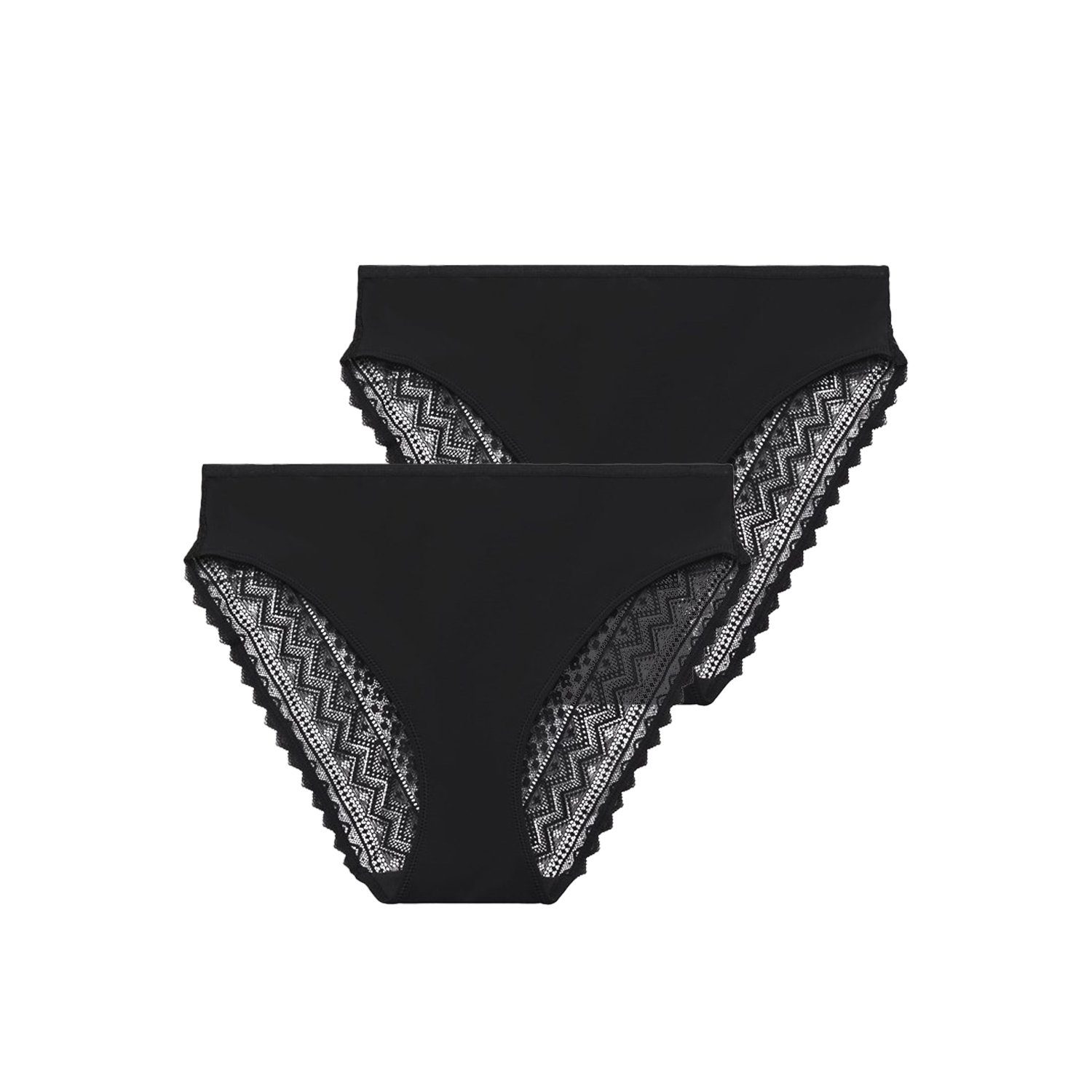 Esprit Slip Graphic Lace Briefs (2-St., Mehrpack) grafische Spitze, im 2er Pack