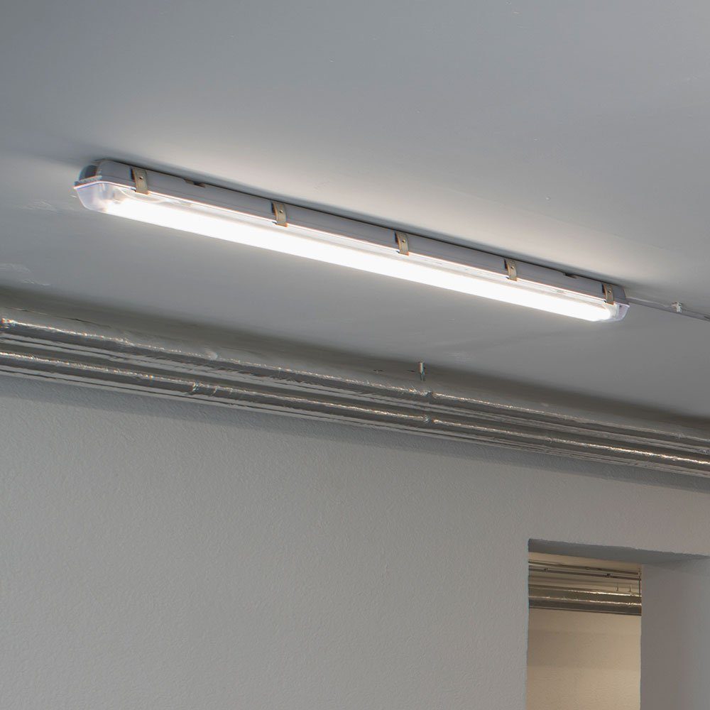 V-TAC Deckenleuchte, Leuchtmittel inklusive, Neutralweiß, Wannenleuchte Feuchtraumlampe Kellerleuchte LED neutralweiß 156 cm