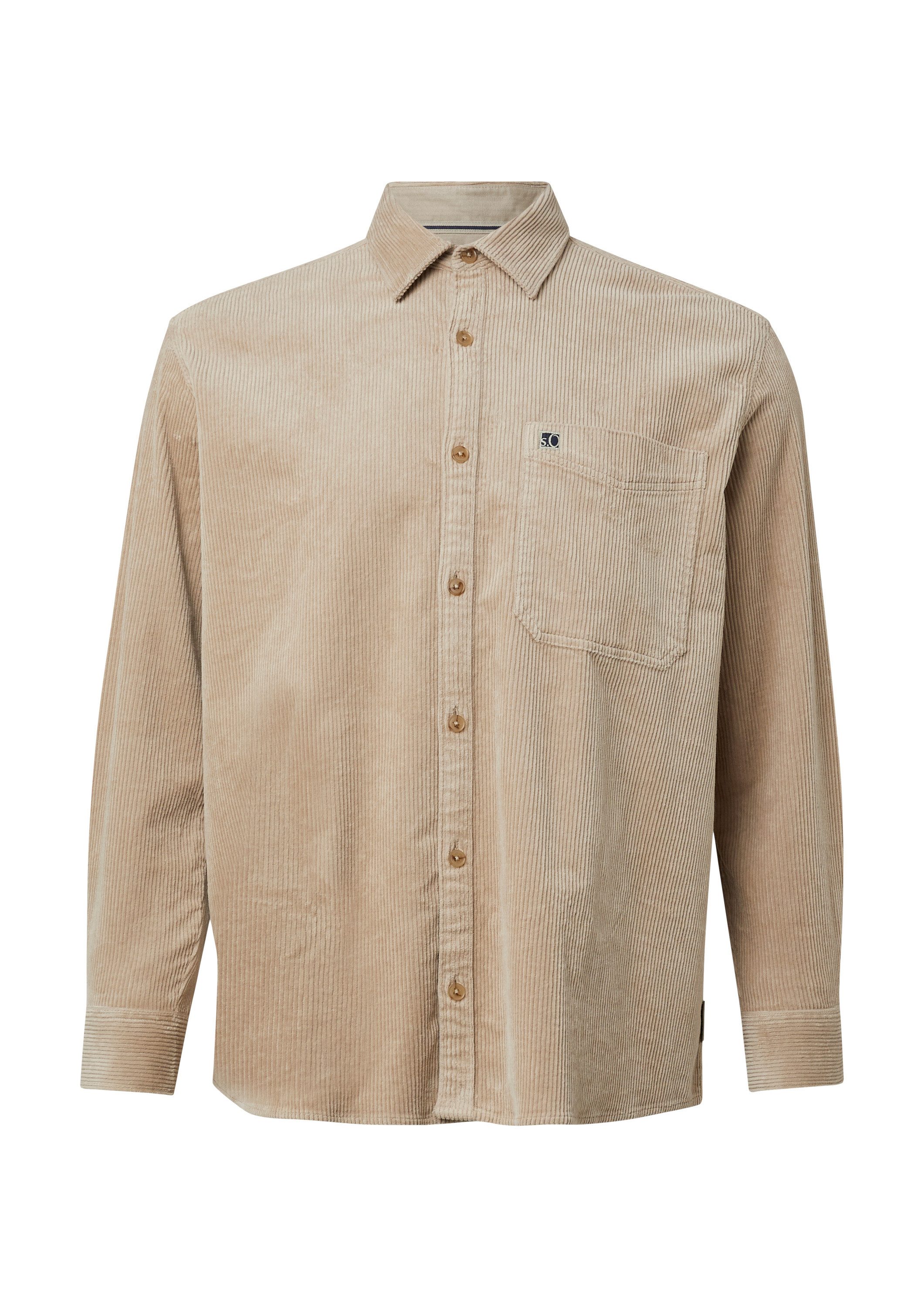 s.Oliver Hemdjacke Hemd Lässiges Cord-Overshirt aus Baumwollstretch günstig online kaufen