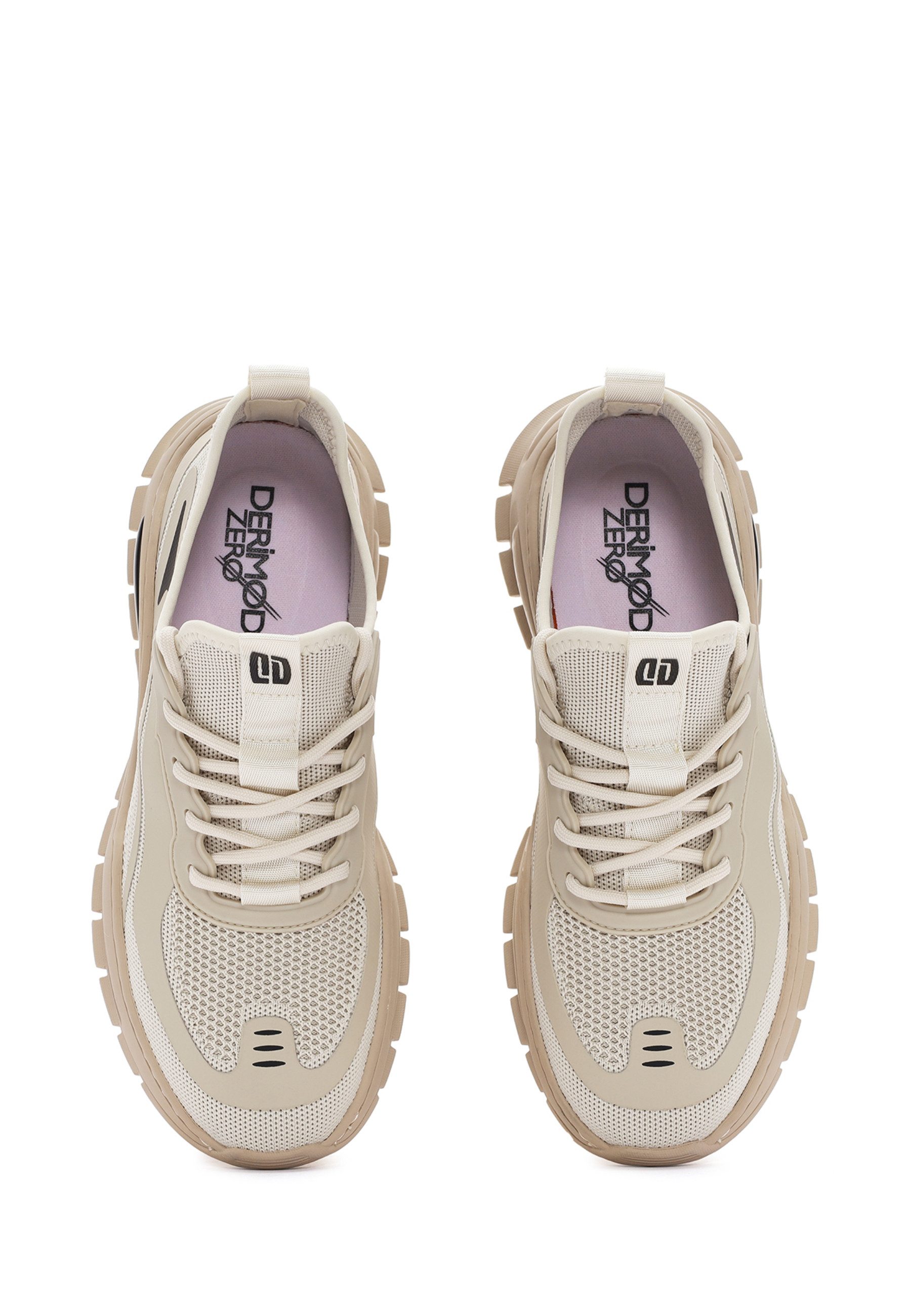 Derimod Textil Sneaker Sneaker Textilfutter, Gummisohle