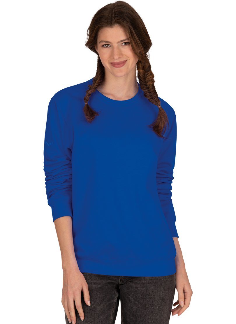 Trigema Sweatshirt TRIGEMA Sweatshirt royal | Sweatshirts