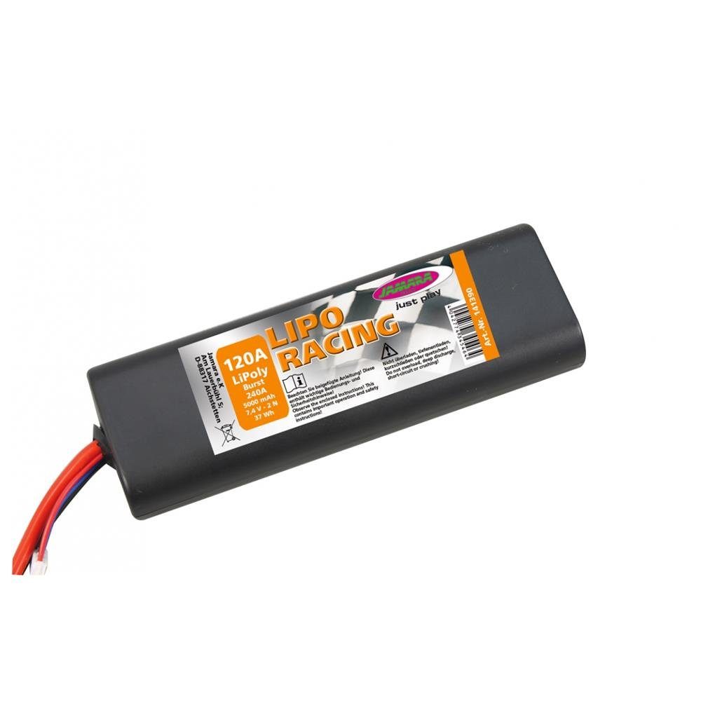 Jamara LiPo-Racing Akkupacks, 7,4V 5000mAh 2N für Funkferngesteuertes Spielzeug Auto