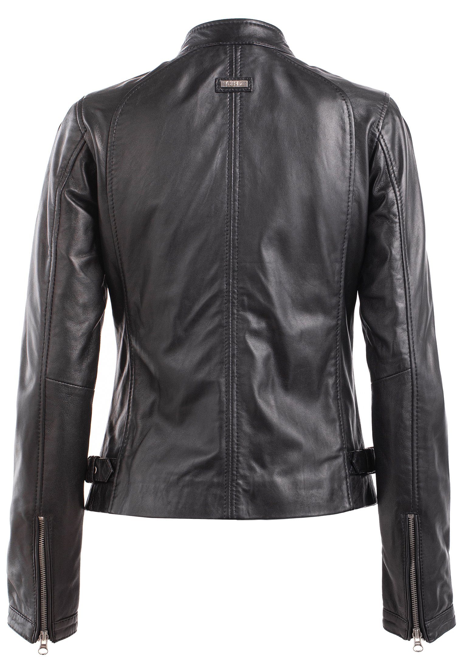 CBL Lederjacke MQ-43699 mit stehkragen günstig online kaufen